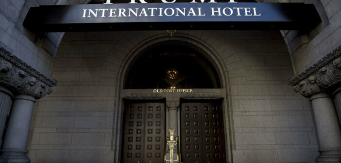 Donald Trump's Very Own Hotel Gets Some Scuffs