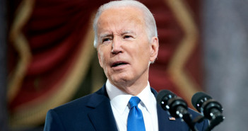 U.S. President Joe Biden attends events at the U.S. Capitol to commemorate first anniversary of Capitol attack in Washington