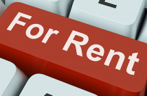 For Rent Key Means Lease Or Rental