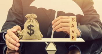 Savings,Protection,/,Keep,Money,Safe,Concept,:,Businessman,Holds