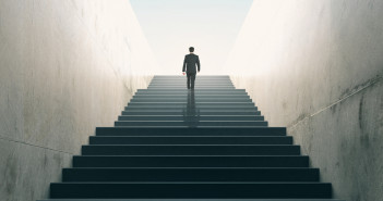 Ambitions,Concept,With,Businessman,Climbing,Stairs