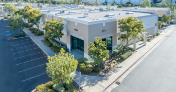 Aerial,View,Of,Industrial,Commerce,Office,Buildings.