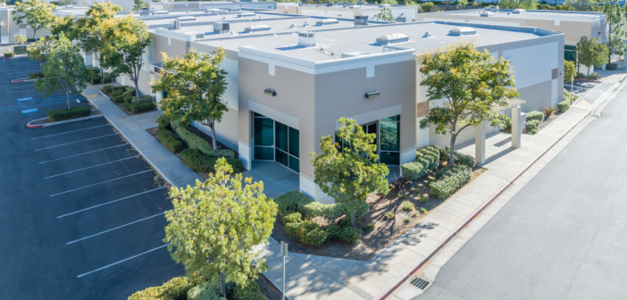 Aerial,View,Of,Industrial,Commerce,Office,Buildings.