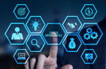Internet,,Business,,Technology,And,Network,Concept.,Career,Opportunities.,Virtual,Button.