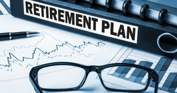Retirement,Plan,Label,On,Document,Folder