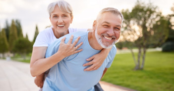 Portrait,Of,Lovely,Happy,Elderly,Couple,On,Morning,Run,Outside