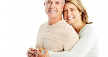 Happy,Seniors,Couple,In,Love.,Isolated,Over,White,Background