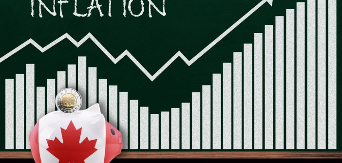 Inflation,In,Canada,Concept,Showing,Bar,Chart,On,Chalkboard,With