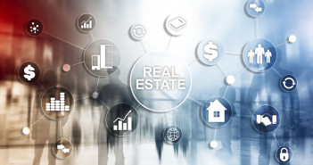 7 Tips for Managing Your Real Estate Business Like a Pro Real,Estate.,Property,Insurance,And,Security,Concept.,Abstract,Business,Background.