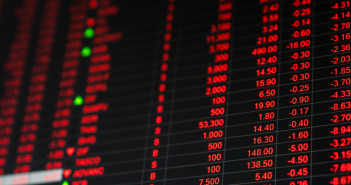 Red,Stock,Market,Price,Chart,Background,Showing,Crisis,Of,Dow
