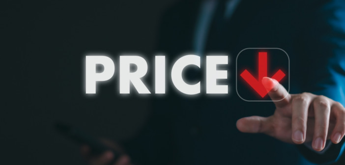 Low,Price,Concept.,Businessman,Thouching,Arrow,Down,,Low,Price,Stimulate