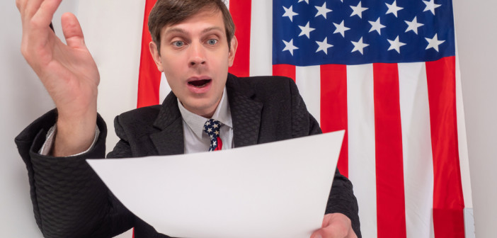 American,Dissatisfied,With,Bureaucracy.,He,Is,Surprised,To,See,A