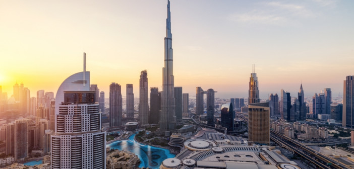 Panoramic,Dubai,Skyline,With,Full,Downtown,,Business,Bay,,And,Dubai