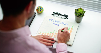 Men,Saving,Money,For,Retirement,And,Pension