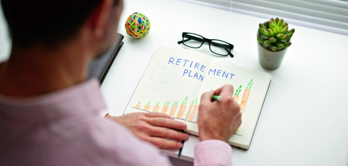 Men,Saving,Money,For,Retirement,And,Pension